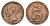 Великобритания 1 фартинг 1854 Виктория (1837-1901) KM 725, Spink 3950 медь 4174-234