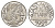 Кобленц 1/2 марки 1921 Funck 80.9A, Men05 4526.18, Men18 5727.18/20 сталь UNC 4586-911