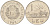 Румыния 1 лей 1966 трактор KM 95 сталь плакированная никелем 4116-423