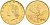 Италия 20 лир 1995 R, дубовый лист KM 97.2 алюминиевая бронза  UNC  4594-969