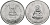 Индия 1 рупия 1999 святой Днянешвар KM 295.1 сталь UNC 94-431