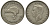 Новая Зеландия 1 флорин 1942 Георг VI (1936-1952), птичка киви KM 10.1 серебро 272-1533