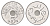 Индонезия 5 сенов 1954 KM 5 алюминий UNC 3459-1226
