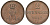 Ганновер 2 пфеннига 1847 B, Эрнст Август (1837-1851) KM 202.1, AKS 124, J. 75 медь 75-1852