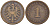 ГЕРМАНИЯ 1 ПФЕННИГ 1887 A, СТАРОГЕРБОВКА KM 1, J. 1, Weege 1 медь 206-1253