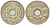 Франция 10 сантимов 1921 тип Линдайё KM 866a, Le Franc 138.3 медно-никель 77-857