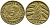 ГЕРМАНИЯ 5 РЕЙХСПФЕННИГОВ 1924 J, KM 39, J. 316 алюминиевая бронза 4387-1156