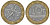 Франция 10 франков 1991 тип гений Бастилии KM 964.1, Le Frank 375.6 биметалл 45-933