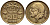 БЕЛЬГИЯ 50 САНТИМОВ 1964 BELGIE KM 149.1 бронза 4392-835