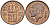 БЕЛЬГИЯ 50 САНТИМОВ 1970 BELGIQUE KM 148.1 бронза 4564-158