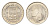 Венесуэла 25 сентимо 1977 Симон Боливар Y 50 никель UNC 4668-1032