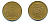 ДАНИЯ 5 ЭРЕ 1964 C; S, ФРЕДЕРИК IX (1947-1972) KM 848.1 бронза 80-334