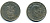 ДАНИЯ 1 КРОНА 1970 C; S, ФРЕДЕРИК IX (1947-1972) KM 851.1 медно-никель 56-541