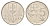 Словакия 5 крон 1993 KM 14 сталь плакированная никелем 4703-652