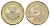 Колумбия 1000 песо 2012 KM 299 биметалл aUNC 4663-516