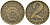Венгрия 2 форинта 1975 ВР KM 591 латунь 4586-613
