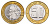 Алжир 50 динаров 2004 50 лет Алжирской революции KM 138 биметалл UNC 4657-1151