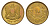 Сирия 10 пиастров 1974 год-тип KM 106 алюминиевая бронза UNC 4674-1167