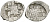 Русское Царство копейка 1547-1584 Иван IV Васильевич, Новгородский  монетный двор, 0,64 ГР ГиК №77 серебро 262-222