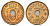 Дания 5 эре 1928 N, Кристиан X (1912-1947) KM 828 бронза 4700-816