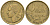 Франция 20 франков 1952 B, петух KM 917.1 алюминиевая бронза 4606-722