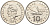 Французская Новая Каледония 10 франков 1972 лодка KM 11 никель  UNC  4610-527
