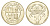 Исландия 50 крон 2005 краб KM 31 никель латунь aUNC 4695-544