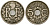 Франция 5 сантимов 1923 KM 875 медно-никель 4164-337