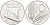Италия 10 лир 1970 R, колосья, плуг KM 93 алюминий UNC 86-817