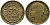 ФРАНЦИЯ 50 САНТИМОВ 1939 ТИП МОРЛОН KM 894.1, LE FRANC 192.15 алюминиевая бронза 23-615