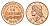 Панама 1 сентесимо 1966 Уррака, тираж 13.000 экземпляров KM 22 бронза PROOF 1526-1224