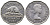 Канада 5 центов 1961 Елизавета II (1952-), бобр KM 50а никель 4364-2315