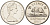 Канада 5 центов 1965 Елизавета II (1952-2022), бобер KM 60.1 никель 4148-1223