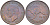 Австралия 1 пенни 1945 p, Георг VI (1937-1952), кенгуру KM 36 бронза 4403-932