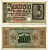 ГЕРМАНИЯ 20 РЕЙХСМАРОК 1940-1945 ДЛЯ ОККУПИРОВАННЫХ ТЕРРИТОРИЙ Pick R139 бумага 3295-65-1
