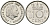 Нидерланды 10 центов 1972 Юлиана (1948-1980) KM 182 никель 96-348
