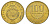 Коста-Рика 100 колонов 2007 KM 240a сталь плакированная латунью UNC 4631-923