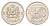 Марокко 1/2 дирхама 2002 AH 1423, год-тип Y 116 медно-никель UNC 4588-1246