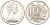 Австралия 10 центов 1978 Елизавета II (1952-), птица лирахвост KM 65 медно-никель UNC 3853-1215