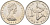 Остров Мэн 10 пенсов 1975 герб, Елизавета II (1952-2022) KM 23 медно-никель aUNC 4583-225