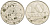 Латвия 10 сантимов 1922 первая Республика (1918-1939) KM 4 никель 3718-245