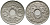 Франция 5 сантимов 1919 тип Линдайё KM 865, Le Franc 121.3 медно-никель 4548-947