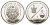 Тонга 1 паанга 1993 40 лет коронации Королевы Елизаветы II KM 144 серебро PROOF 1091-7-24