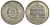 ГДР 5 марок 1985 А, Дрезден, французский павильон KM 103 медно-никель UNC 413-6742