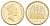 Гибралтар 1 фунт 1993 Референдум 1967 года KM 191 никель латунь UNC 1531-345
