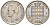 Монако 100 франков 1956 Ренье III (1949-2005) KM 134 медно-никель 4601-932