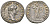 Римская Империя денарий 92 Домициан, IMP CAES DOMIT AVG GERM P M TR P XI, голова императора/IMP XXI COS XVI CENS P P P, Минерва, Рим, 3,60 гр, about extremely fine RIC 166 серебро 00-00