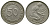 ФРГ 50 ПФЕННИГОВ 1950 J KM 109.1, J. 384 медно-никель 41-1157