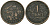 Нидерланды 1 цент 1922 Вильгельмина (1890-1948) KM 152 бронза 4576-1051