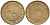 Либерия 1/2 цента 1937 KM 10 латунь 4174-348